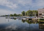 Aasee lake in Münster with marina and waterfront view