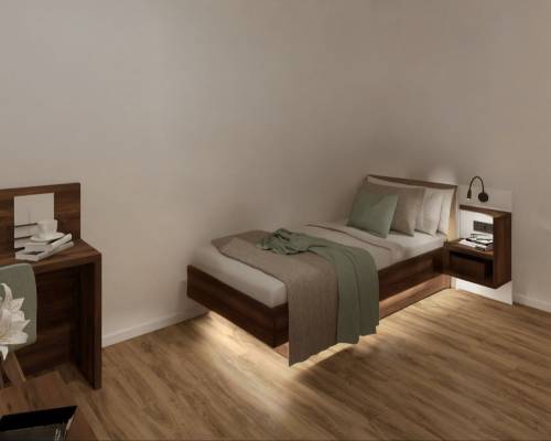 Komfort Zimmer mit Einzelbett in Münster