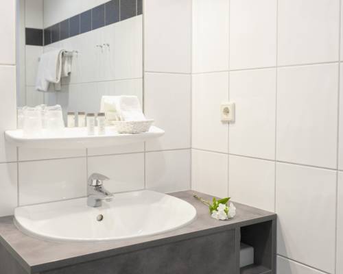 Badezimmer im Hotelzimmer Münster